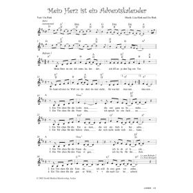 Produktbild des Artikels Noten - Download Mein Herz ist ein Adventskalender