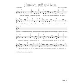 Produktbild des Artikels Noten - Download Heimlich, still und leise