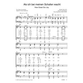 Produktbild des Artikels Noten - Download Als ich bei meinen Schafen wacht / How Great Our Joy