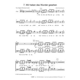 Produktbild des Artikels Noten - Download Wir haben das Wunder gesehen