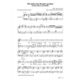 Produktbild des Artikels Noten - Download Wir haben das Wunder gesehen