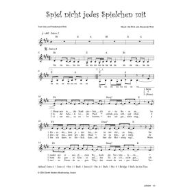 Produktbild des Artikels Noten - Download Spiel nicht jedes Spielchen mit
