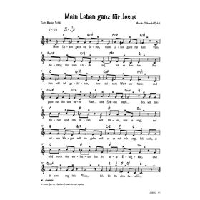 Produktbild des Artikels Noten - Download Mein Leben ganz für Jesus