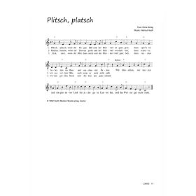 Produktbild des Artikels Noten - Download Plitsch, platsch