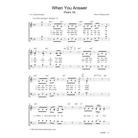 Produktbild des Artikels Noten - Download When You Answer