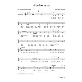 Produktbild des Artikels Noten - Download Ich zerbreche fast