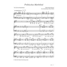 Produktbild des Artikels Noten - Download Politisches Marktlied