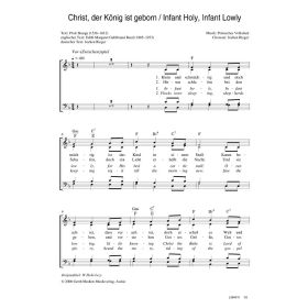 Produktbild des Artikels Christ, der König ist geborn / Infant Holy, Infant Lowly (Noten - Download)