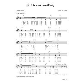 Produktbild des Artikels Noten - Download Ehre sei dem König