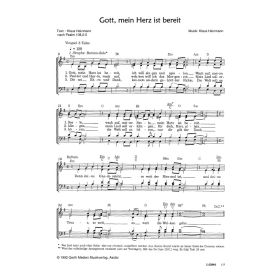 Produktbild des Artikels Noten - Download Gott, mein Herz ist bereit