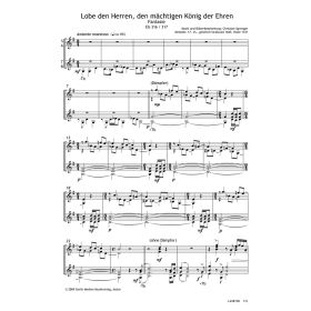 Produktbild des Artikels Noten - Download Lobe den Herren, den mächtigen König - Fantasie