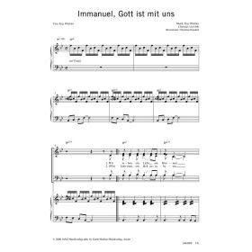 Produktbild des Artikels Noten - Download Immanuel, Gott ist mit uns
