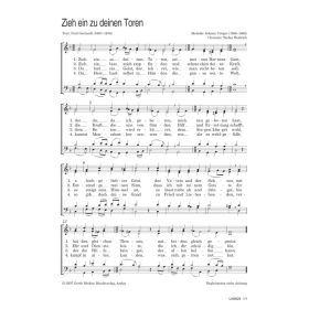 Produktbild des Artikels Noten - Download Zieh ein zu deinen Toren