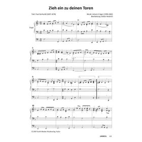 Produktbild des Artikels Noten - Download Zieh ein zu deinen Toren