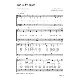 Produktbild des Artikels Noten - Download Kind in der Krippe