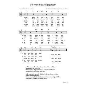 Produktbild des Artikels Noten - Download Der Mond ist aufgegangen