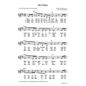 Produktbild des Artikels Noten - Download Wir bitten