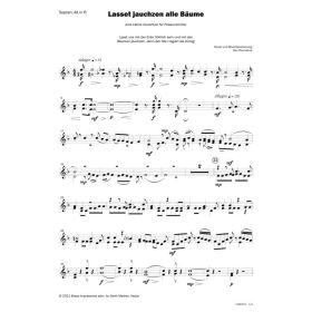 Produktbild des Artikels Noten - Download Lasset jauchzen alle Bäume