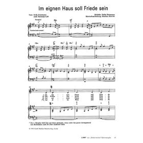 Produktbild des Artikels Noten - Download Im eignen Haus soll Friede sein