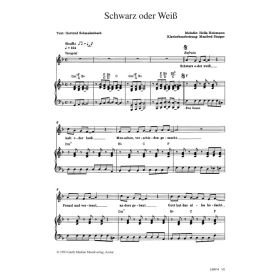 Produktbild des Artikels Schwarz oder weiss (Noten - Download)