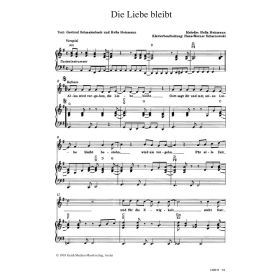 Produktbild des Artikels Noten - Download Die Liebe bleibt