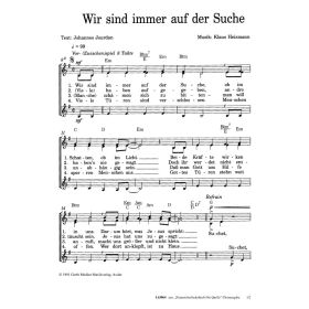 Produktbild des Artikels Noten - Download Wir sind immer auf der Suche