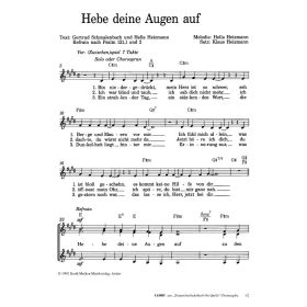 Produktbild des Artikels Noten - Download Hebe deine Augen auf