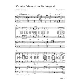Produktbild des Artikels Wer seine Sehnsucht zum Ziel bringen will (Noten - Download)