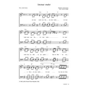 Produktbild des Artikels Immer mehr (Noten - Download)