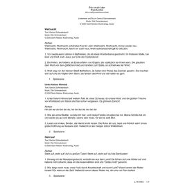 Produktbild des Artikels Noten - Download Die Nacht der Geschenke (Liedtexte)