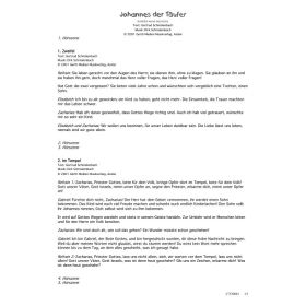 Produktbild des Artikels Noten - Download Johannes der Täufer (Liedtexte)