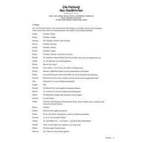 Produktbild des Artikels Noten - Download Die Heilung des Gelähmten (Szenentexte)