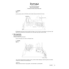Produktbild des Artikels Noten - Download Emmaus (Szenentexte)