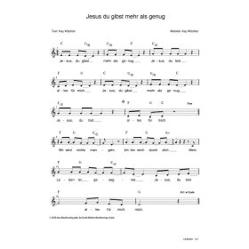 Produktbild des Artikels Noten - Download Jesus du gibst mehr als genug