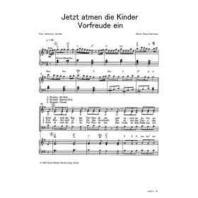 Produktbild des Artikels Noten - Download Jetzt atmen die Kinder Vorfreude ein