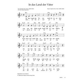 Produktbild des Artikels Noten - Download In das Land der Väter / Kol od balevav