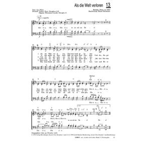Produktbild des Artikels Noten - Download Als die Welt verloren / Gdy sie Chrystus rodzi