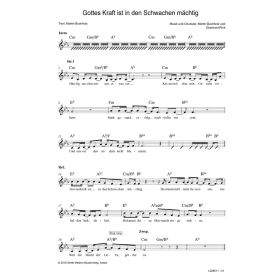 Produktbild des Artikels Noten - Download Gottes Kraft ist in den Schwachen mächtig