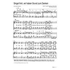 Produktbild des Artikels Noten - Download Singet froh, wir haben Grund zum Danken