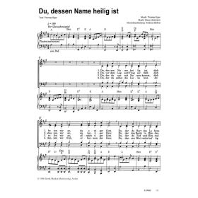 Produktbild des Artikels Noten - Download Du, dessen Name heilig ist