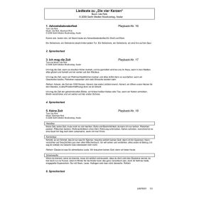 Produktbild des Artikels Noten - Download Die vier Kerzen (Liedtexte)
