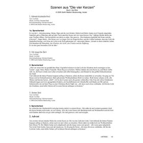 Produktbild des Artikels Noten - Download Die vier Kerzen (Szenentexte)