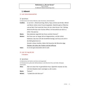 Produktbild des Artikels Noten - Download Die vier Kerzen (Rollentexte)