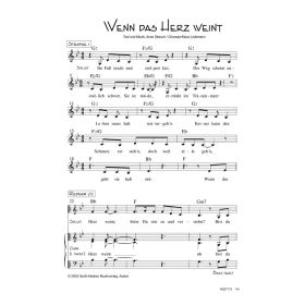 Produktbild des Artikels Noten - Download Wenn das Herz weint