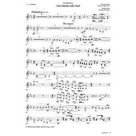 Produktbild des Artikels Noten - Download Nun danket alle Gott - Choralfantasie (1+2 Stimme)