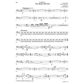 Produktbild des Artikels Noten - Download Nun danket alle Gott - Choralfantasie (Bass)