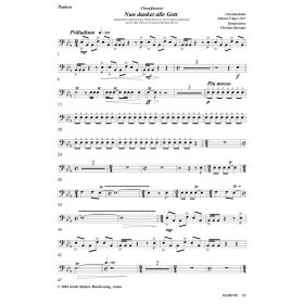 Produktbild des Artikels Noten - Download Nun danket alle Gott - Choralfantasie (Pauken)