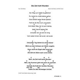 Produktbild des Artikels Noten - Download Die Zeit heilt die Wunden