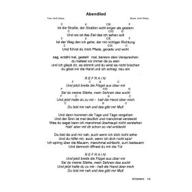 Produktbild des Artikels Noten - Download Abendlied