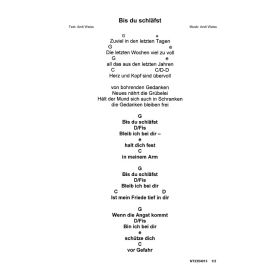 Produktbild des Artikels Noten - Download Bis du schläfst